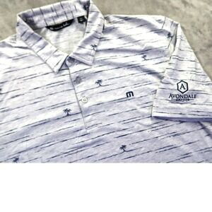 Travis Mathew‎ Avondale Golf Club Polo Shirt Men's Size 2XL XXL  Palm Print